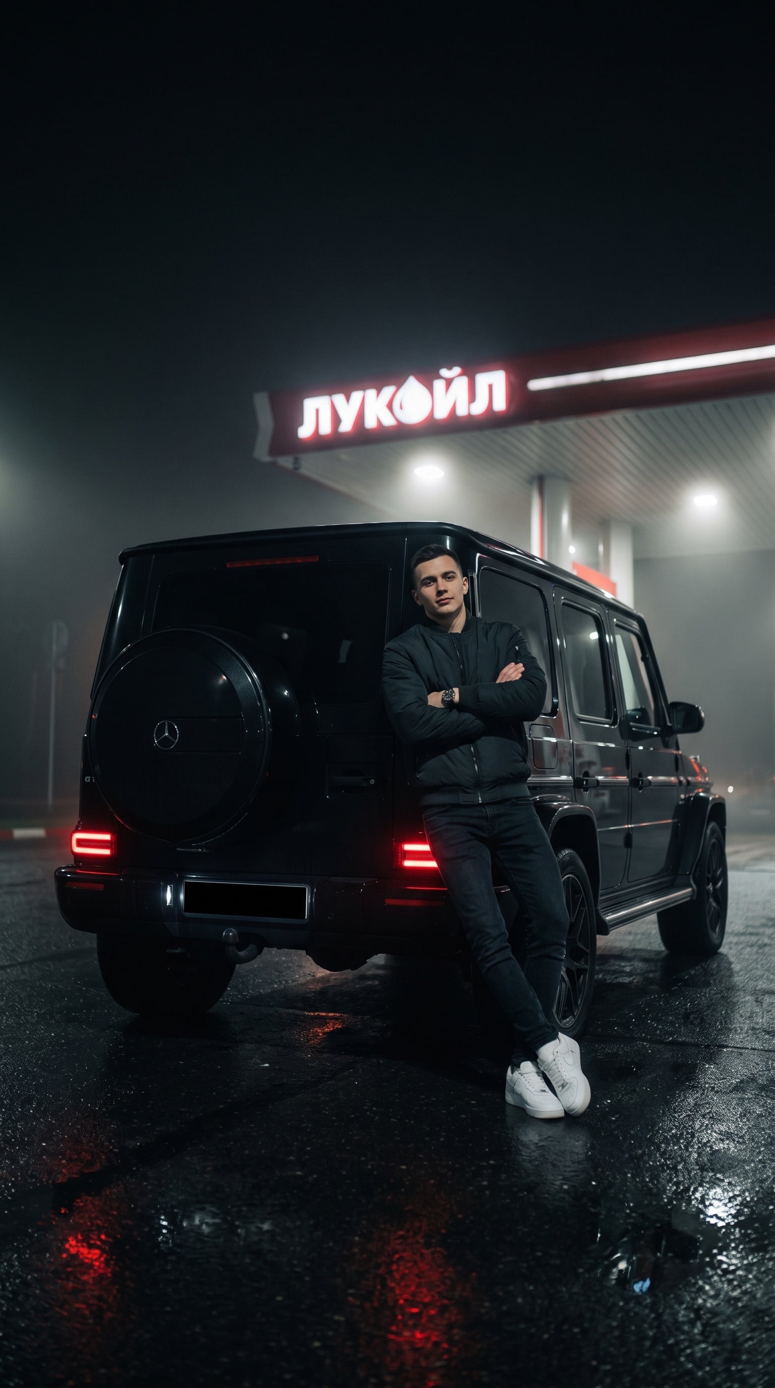 Шаблон «Фото у Гелика» — пример результата