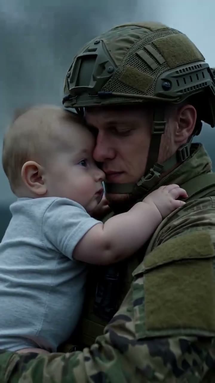 Видео-тренд «Папа защитник» — пример ролика