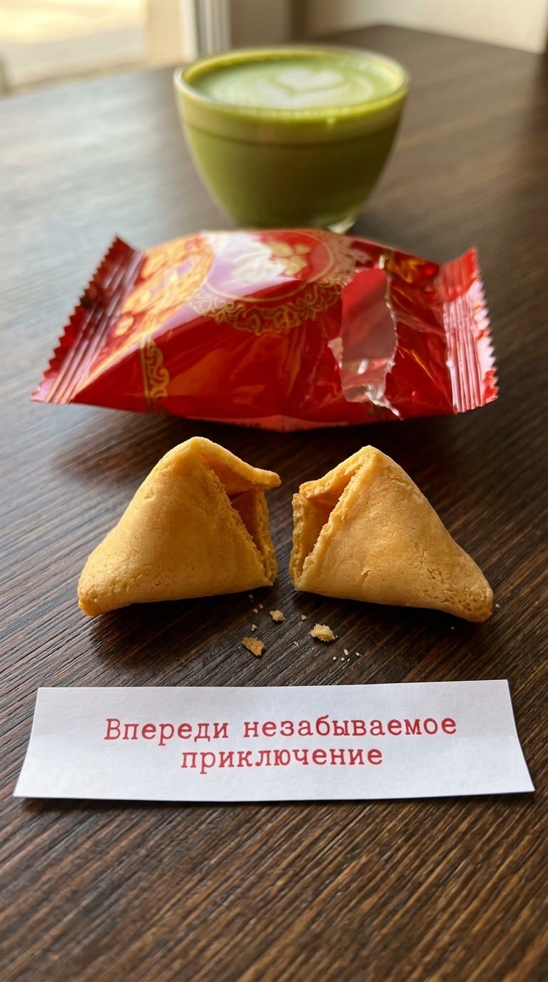 Шаблон «Печенье с предсказанием 🥠» — пример результата нейросети