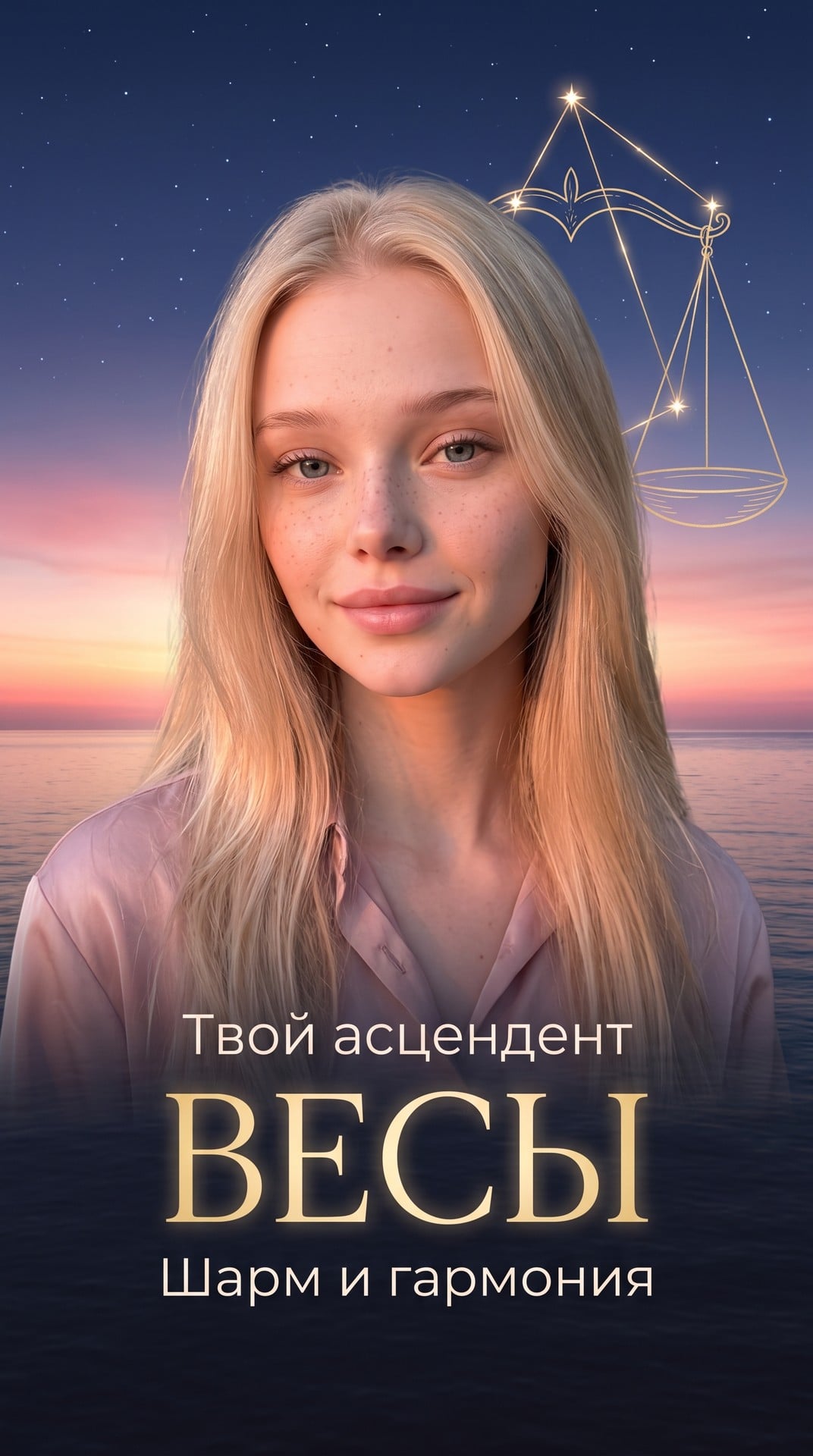 Шаблон «Мой асцендент ✨» — пример результата нейросети