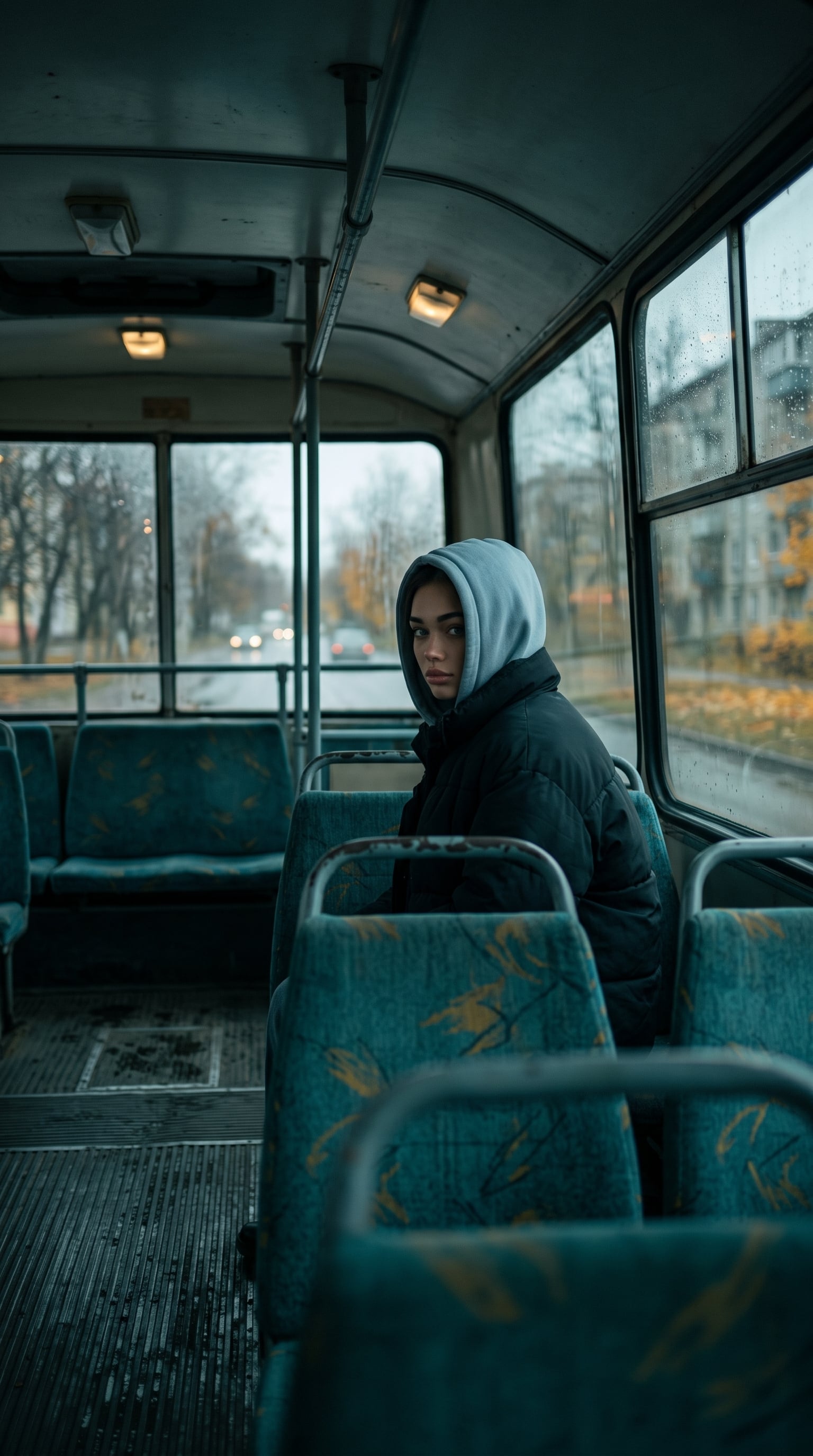 Шаблон «В старом автобусе» — пример результата